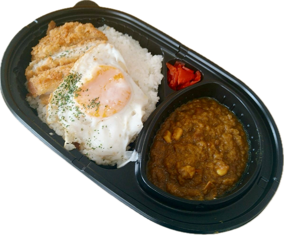 贅沢ロースの目玉焼きカツカレー 750円