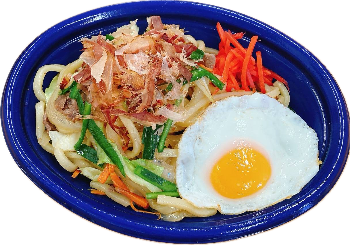 ザ・焼うどん目玉焼きのせ　６００円