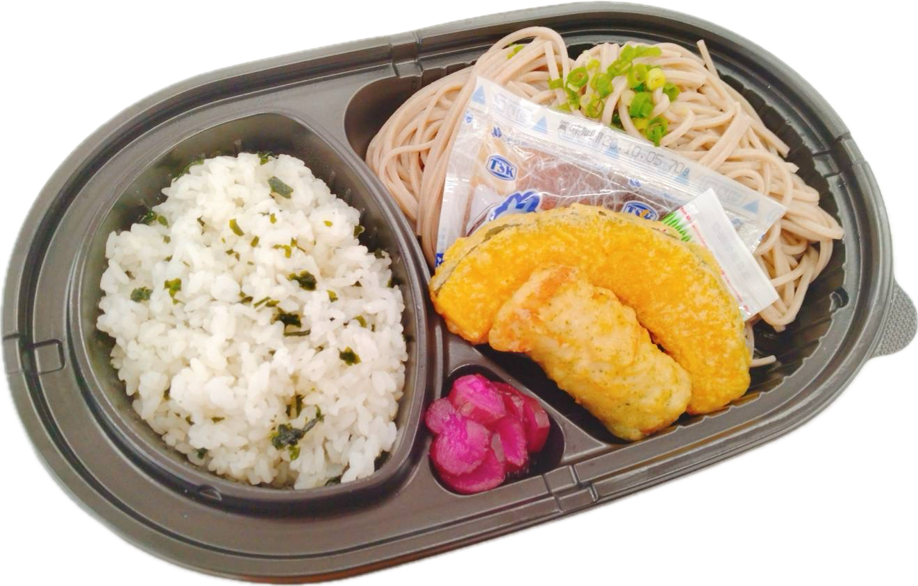 日替わりご飯のそばセット　６００円